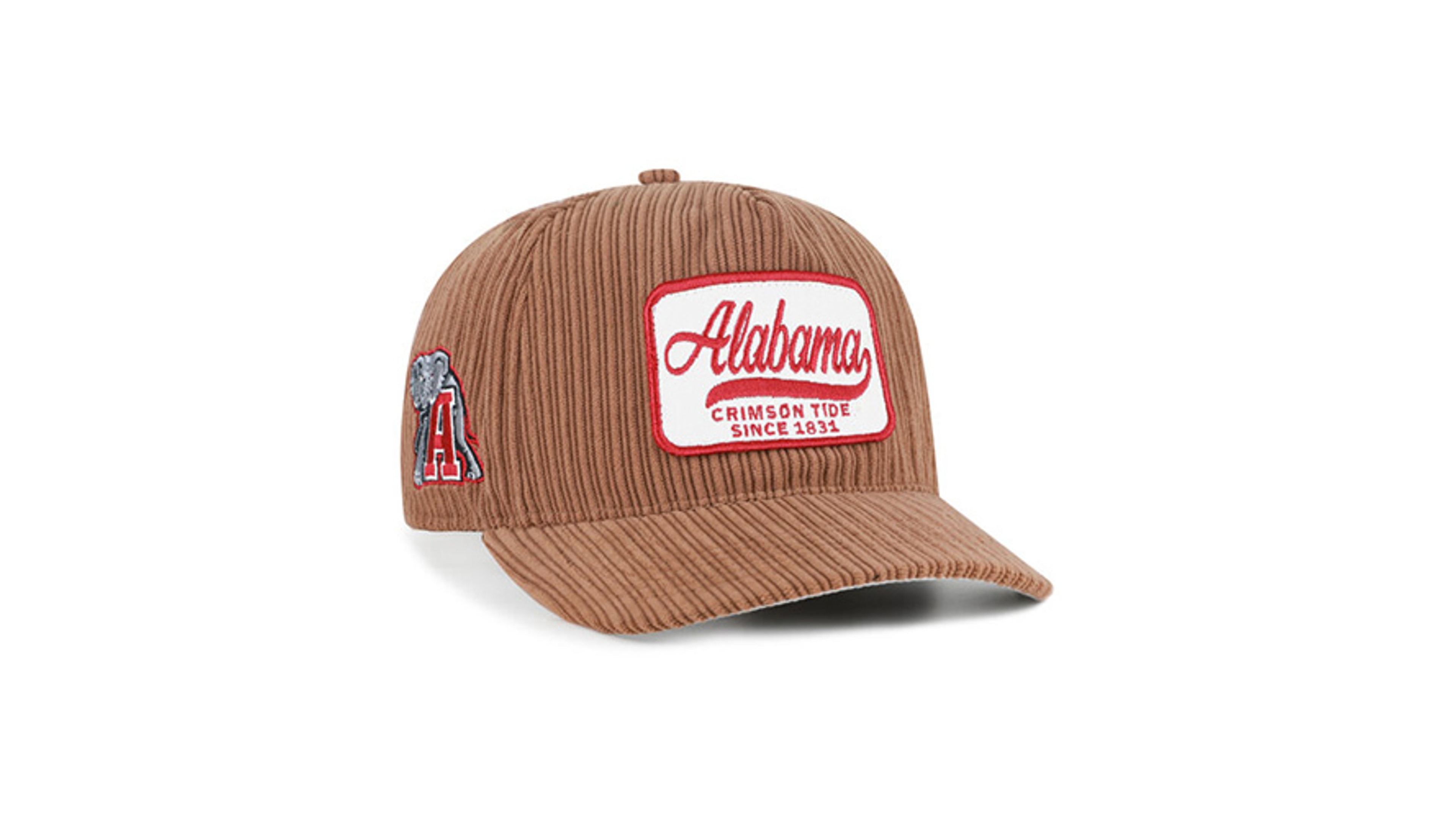 '47 Brand Men's and Women's Brown Alabama Crimson Tide Corduroy Patch Hitch Adjustable Hat