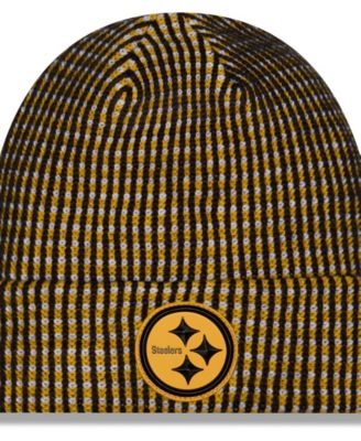 Men's Gold Pittsburgh Steelers 2026 Sideline Cold Weather Cuffed Knit Hat
