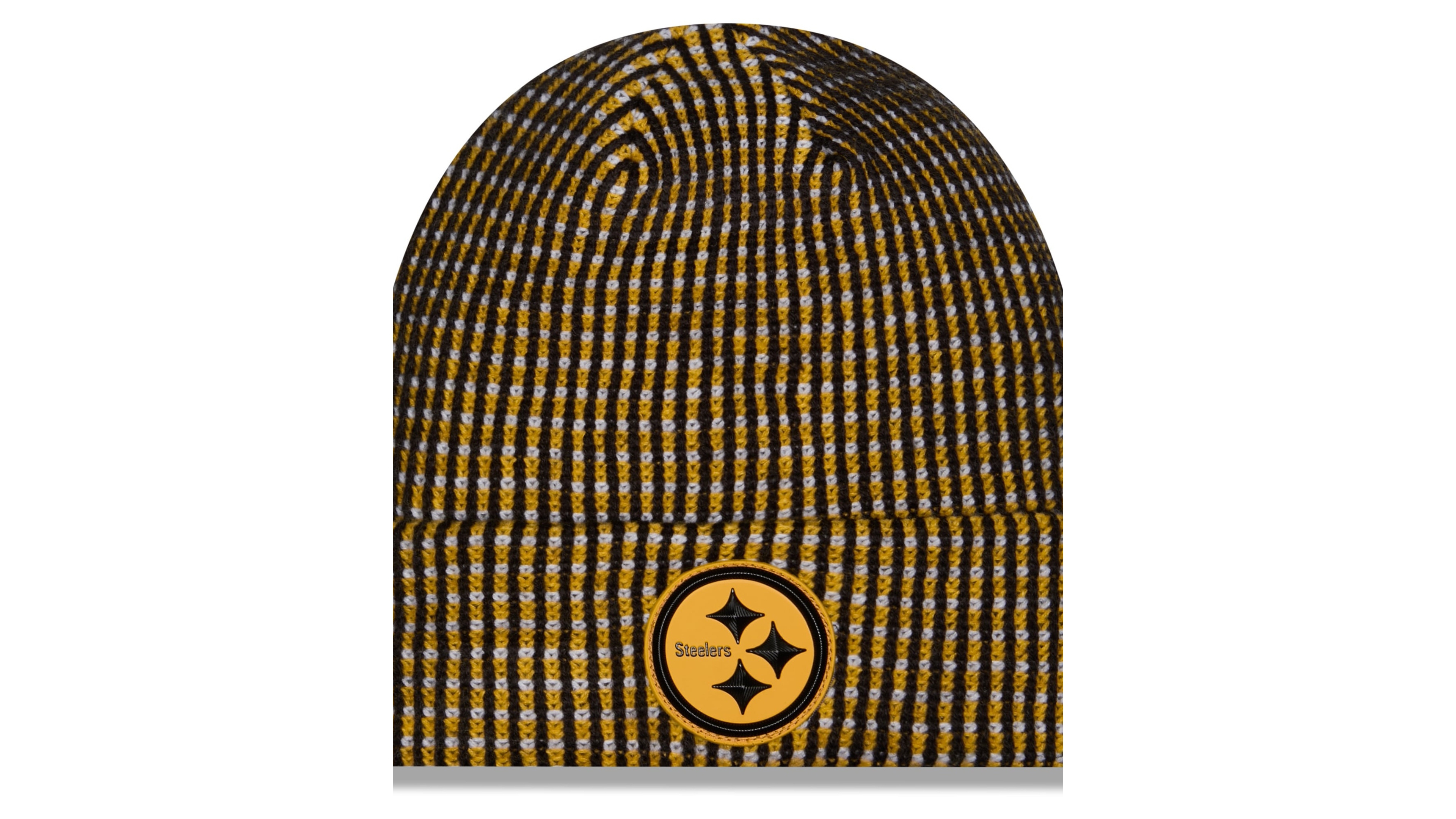 New Era Men's Gold Pittsburgh Steelers 2026 Sideline Cold Weather Cuffed Knit Hat