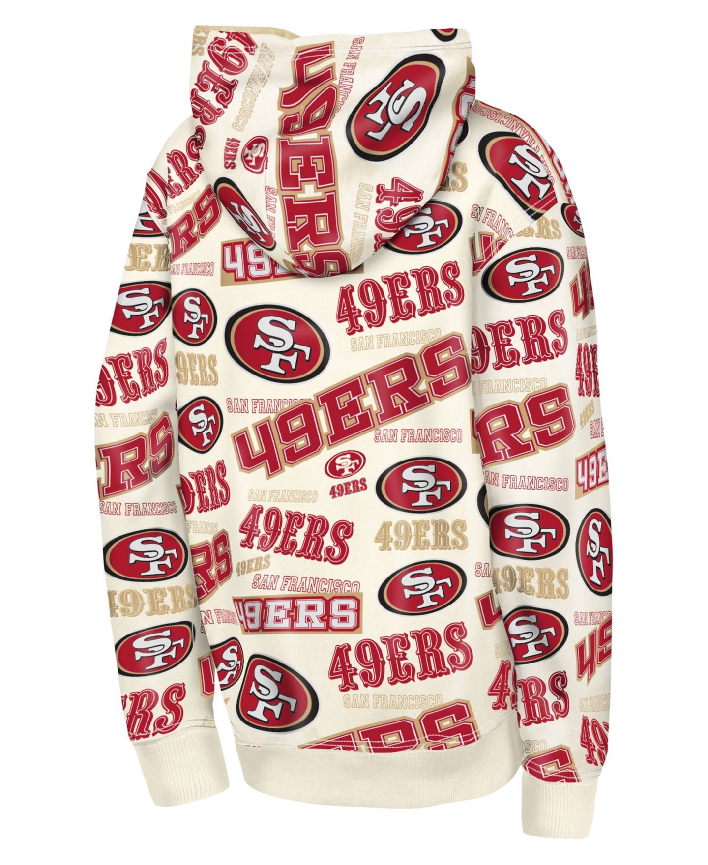 Детское худи Outerstuff Cream San Francisco 49ers Shake Bake — фото 2