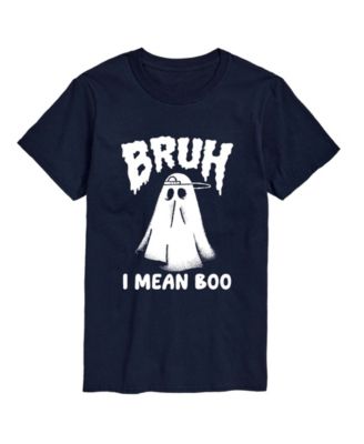 Men's Bruh I Mean Boo Halloween Ghost T-Shirt