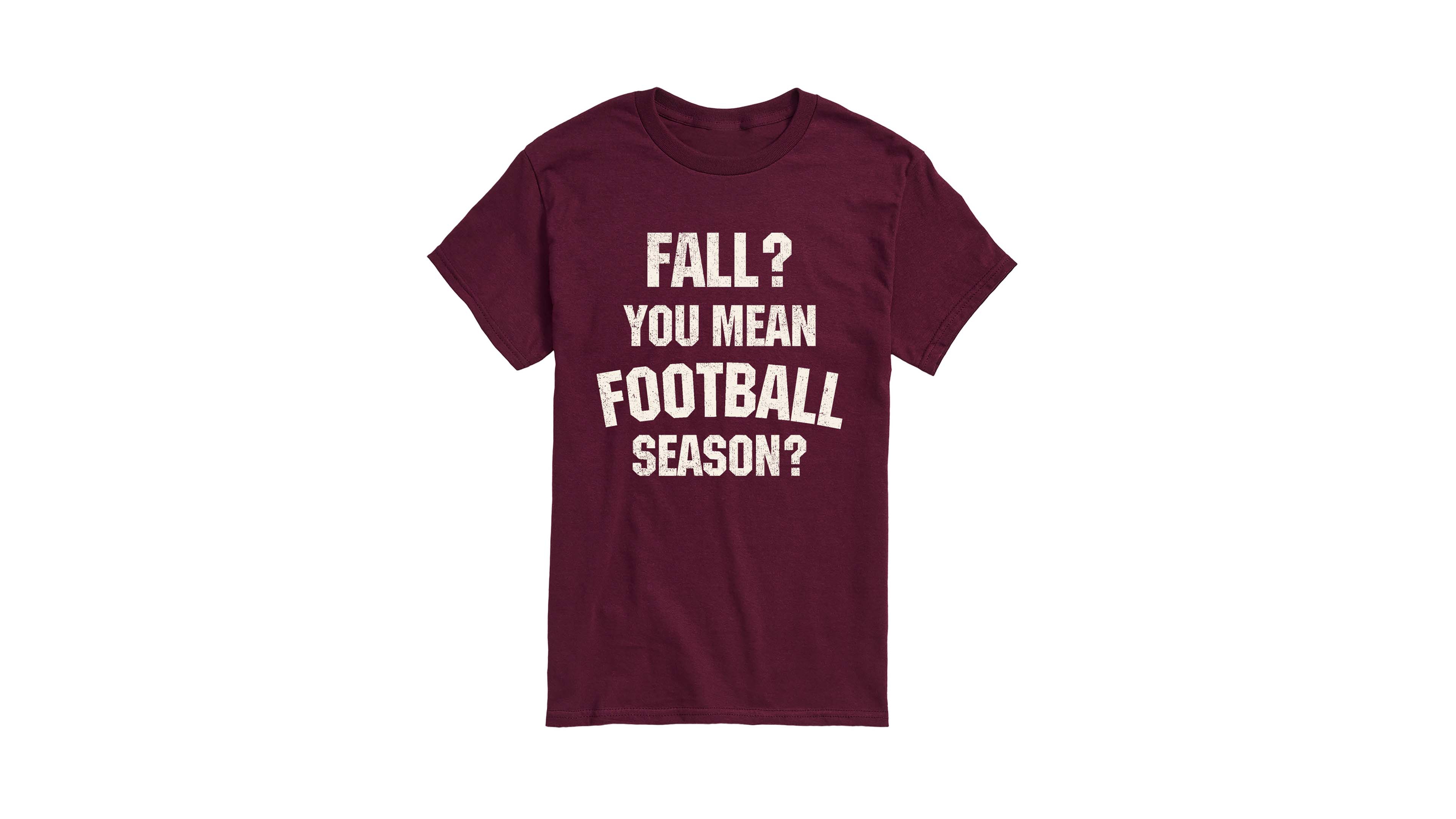 Airwaves Men's Fall Football Season Graphic Sports-Theme T-Shirt