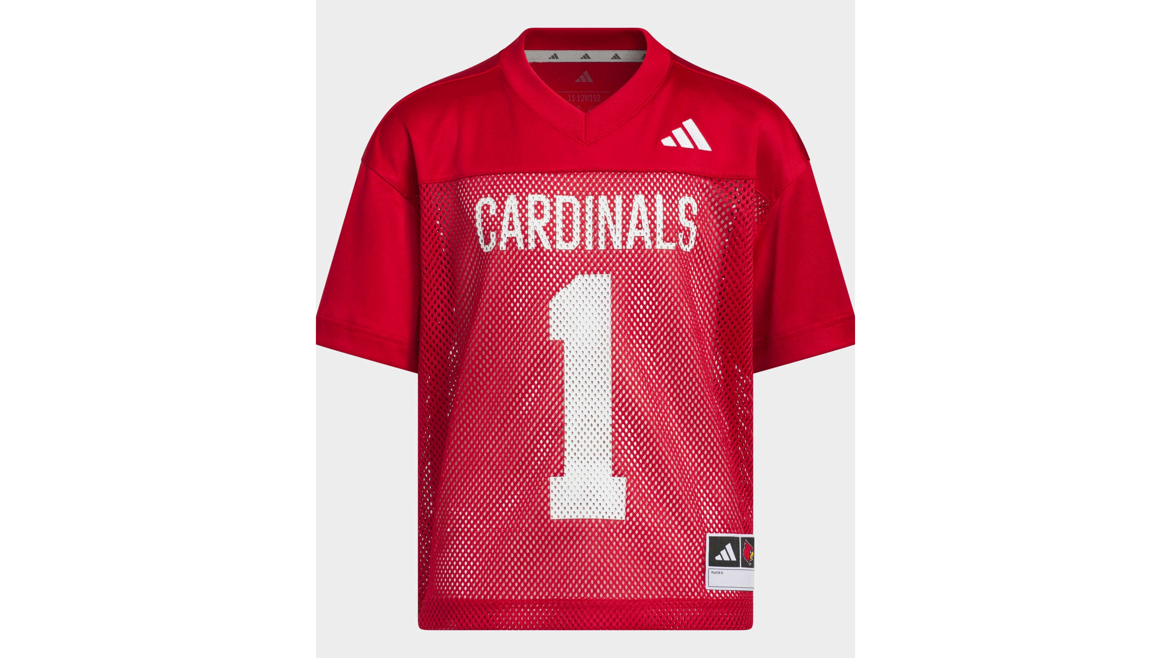 adidas Big Boys' and Girls' Red Louisville Cardinals Tailgate Jersey