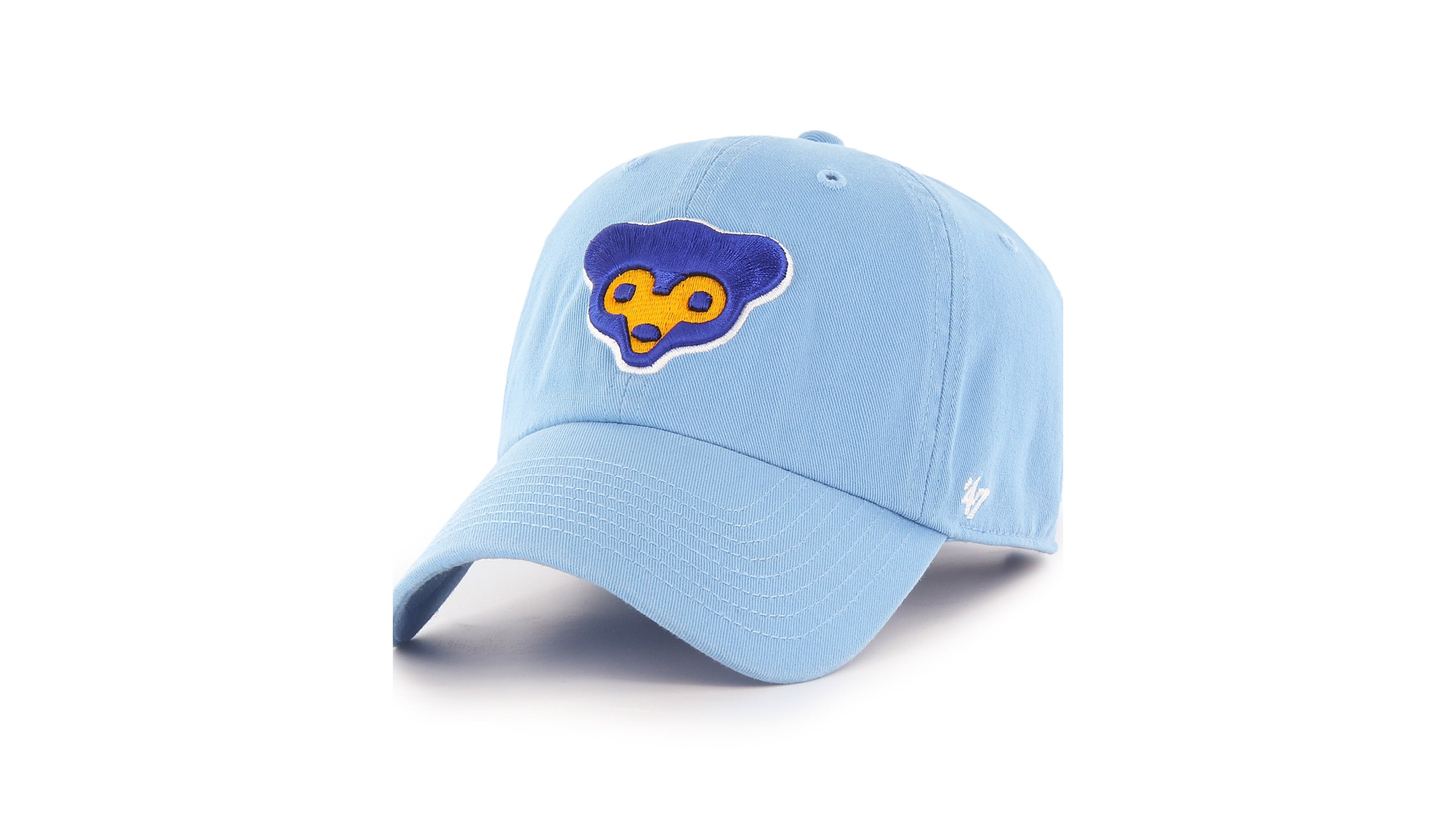 '47 Brand Men's Light Blue Chicago Cubs Cooperstown Collection Clean Up Adjustable Hat