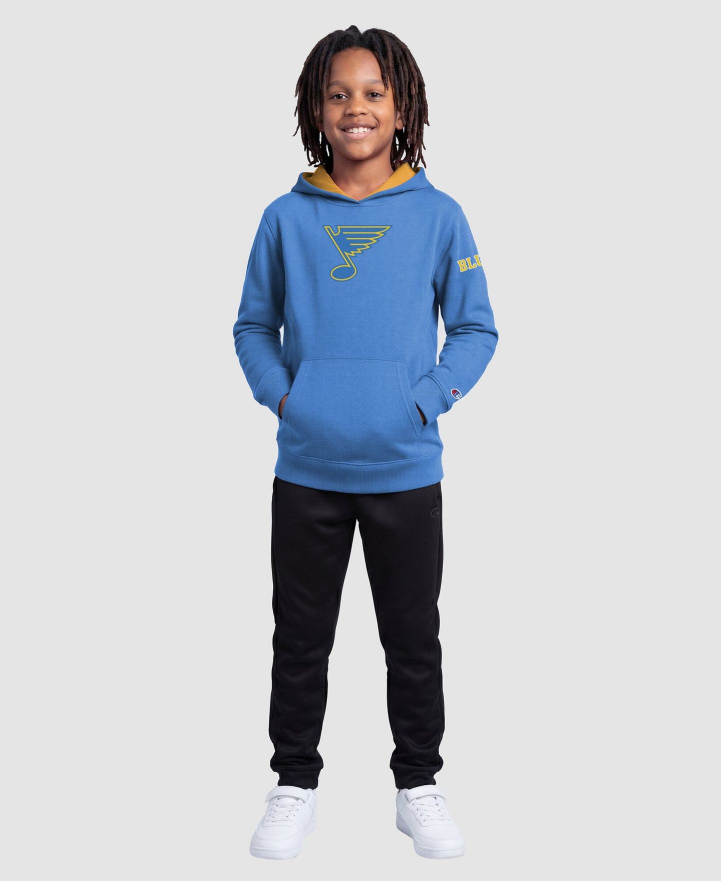 Детское худи Champion Blue St. Louis Blues Fleece — фото 5