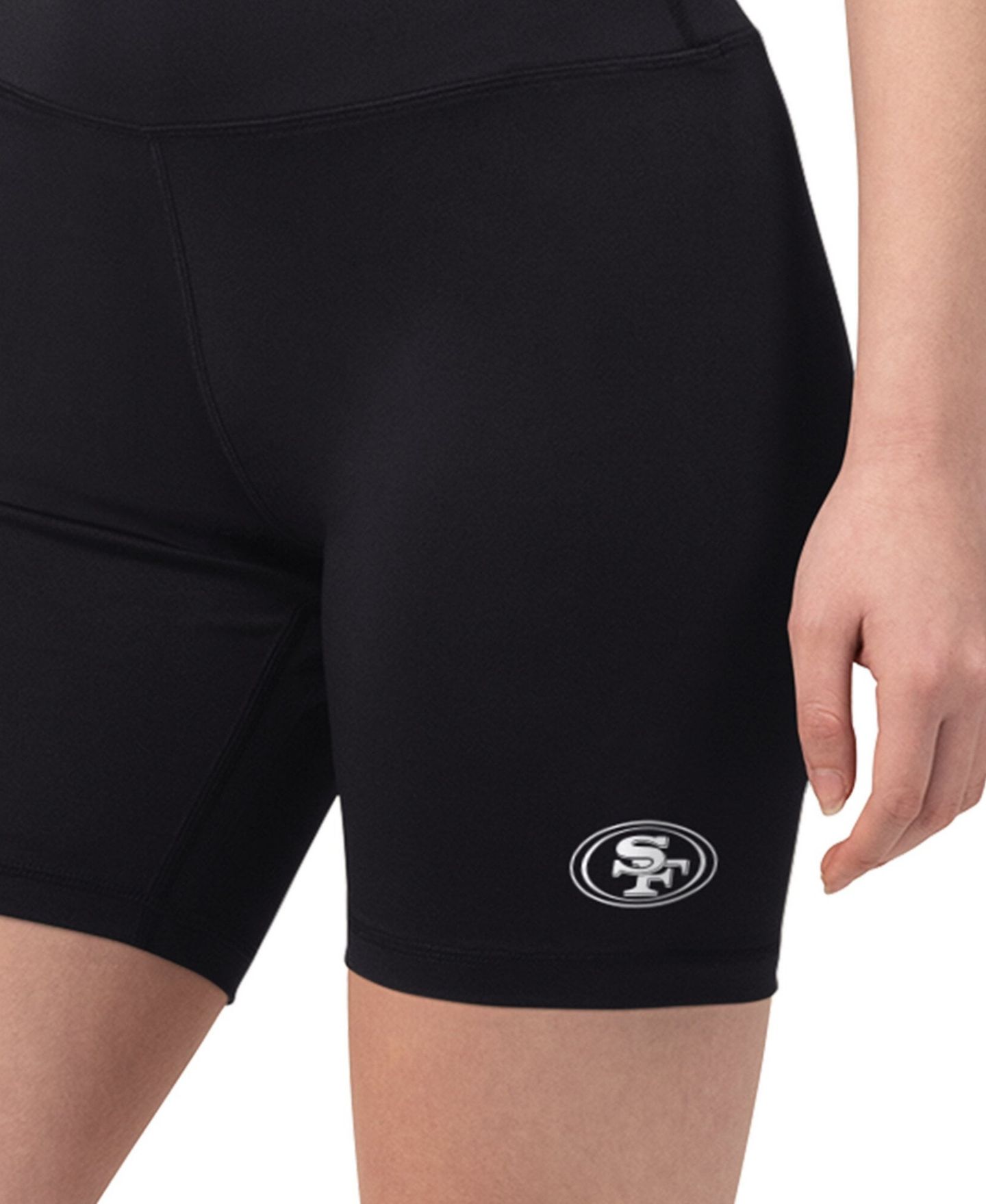 Женские шорты Starter Black San Francisco 49ers Biker — фото 2