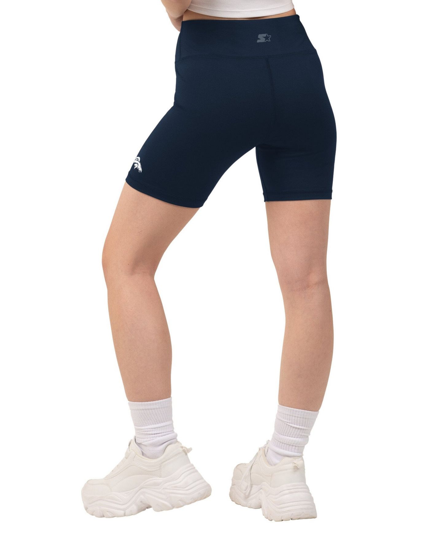 Женские шорты Starter Navy Denver Broncos Biker — фото 3