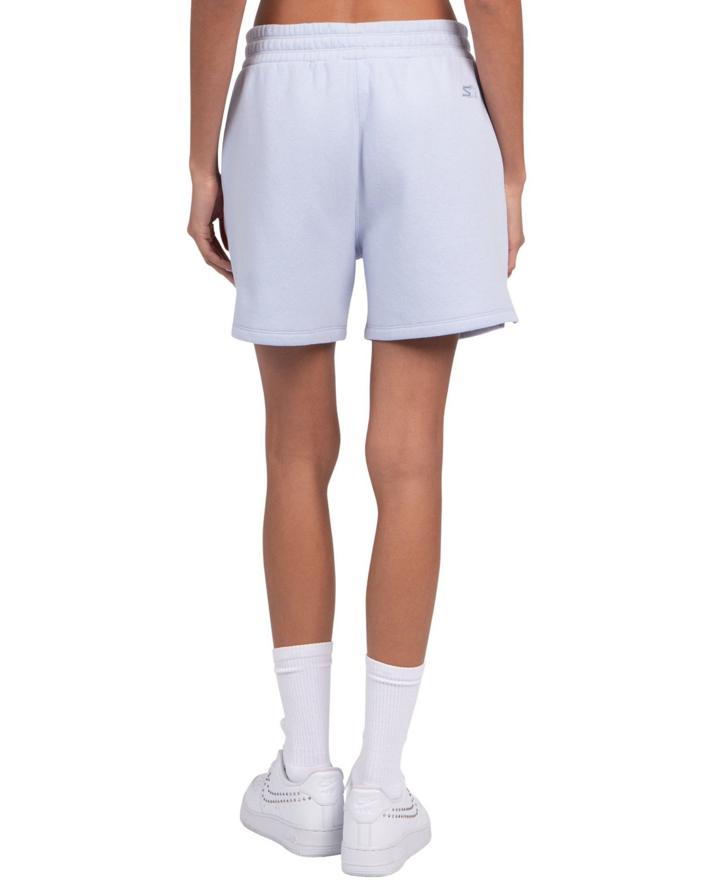 Женские шорты Starter Pastel Blue Los Angeles Rams Travel Pastels Fleece — фото 3