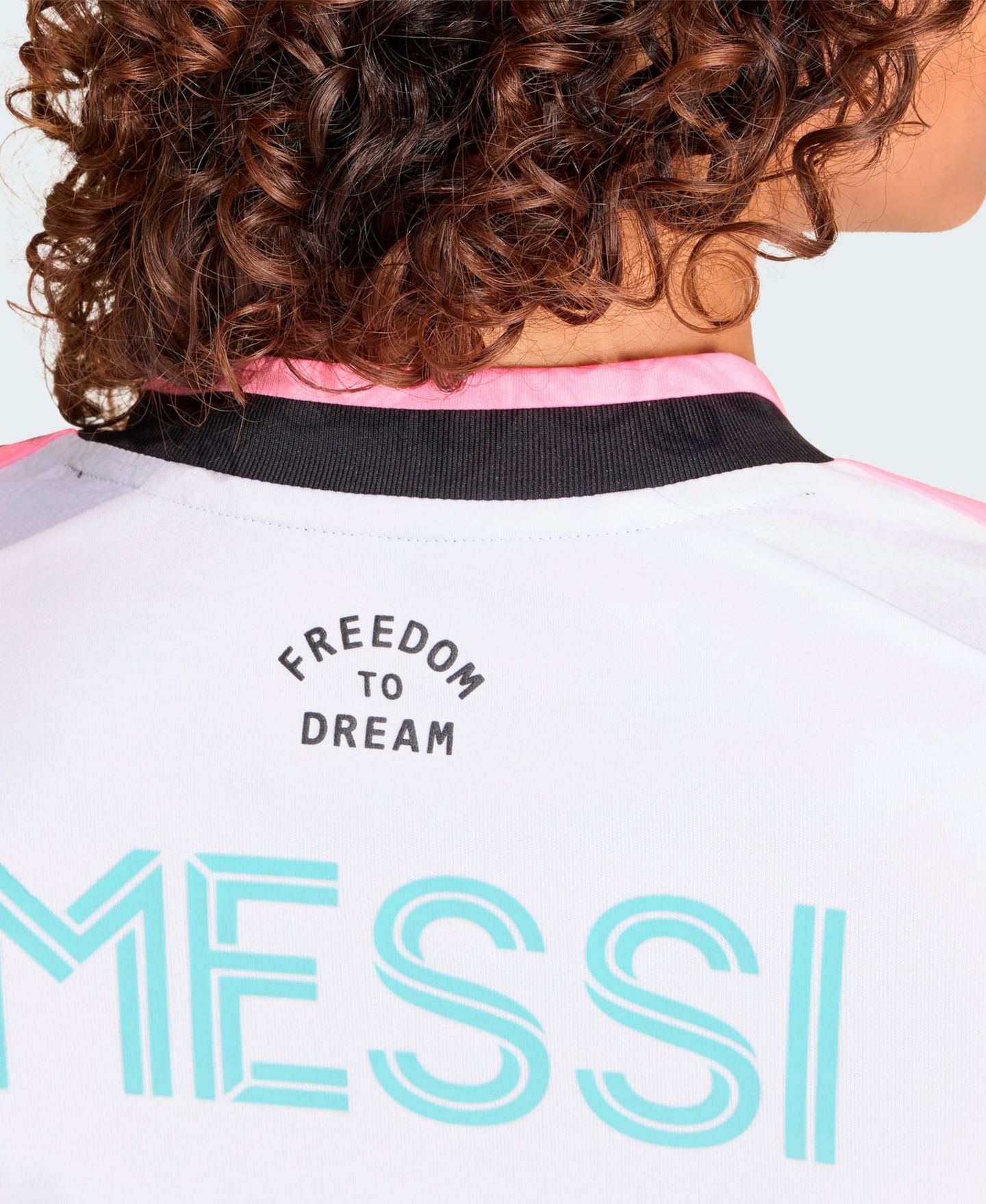 Женский топ adidas Lionel Messi White Inter Miami CF 2026 Third Replica Jersey — фото 4