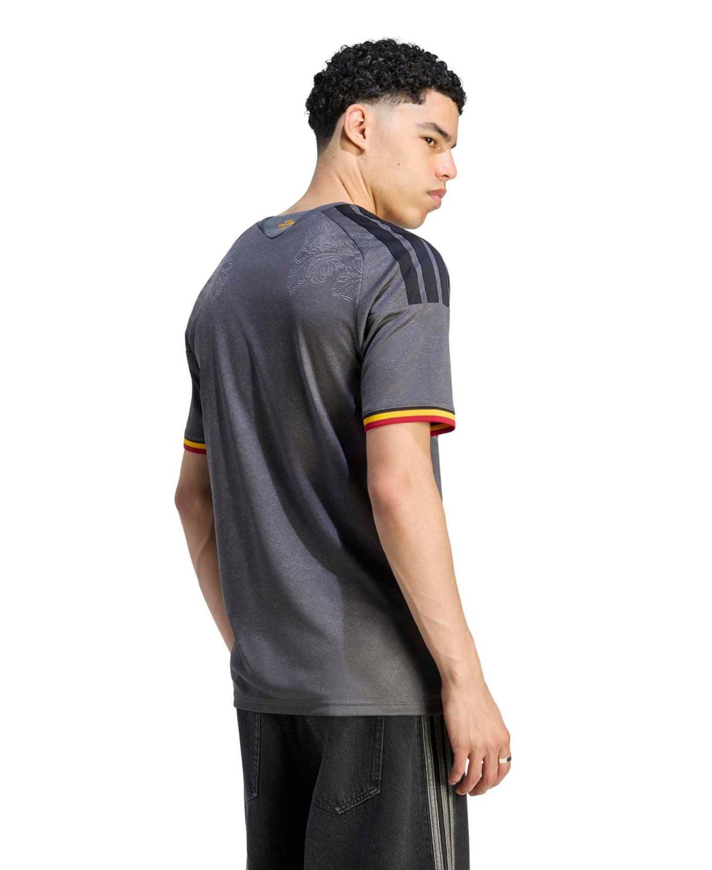 Мужской топ adidas Gray AS Roma 2026/27 Third Replica Jersey — фото 7