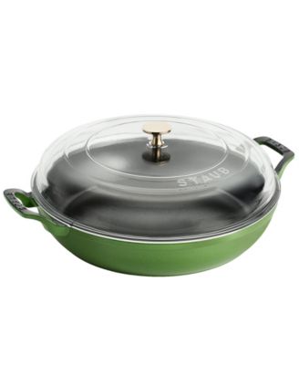 Cast Iron 3.5-Quart Braiser with Glass Lid