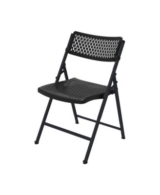 4 Pack Mesh Injection Folding Chairs Breathable Mesh Back Task Chairs for Home Office Use