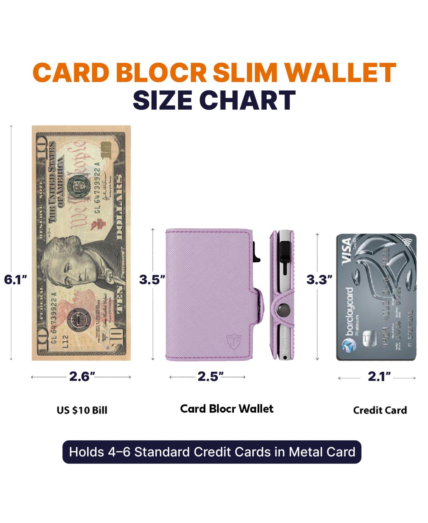 Женский кошелёк Conceal Plus RFID Pop Up Wallet for Women - Slim Minimalist Credit Card Holder (4-6 Card Capacity) - Aluminum Metal Case, цвет: Светлый розовый — фото 6