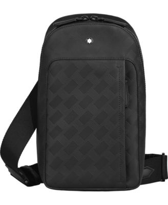 Men's Companion Embossed Leather Crossbody Bag
