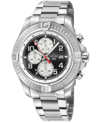 Men's Swiss Quartz T38 Stainless Steel Bracelet Watch, 45mm