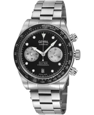 Barclay Men's Swiss Automatic Silver 316L Stainless Steel Bracelet Watch