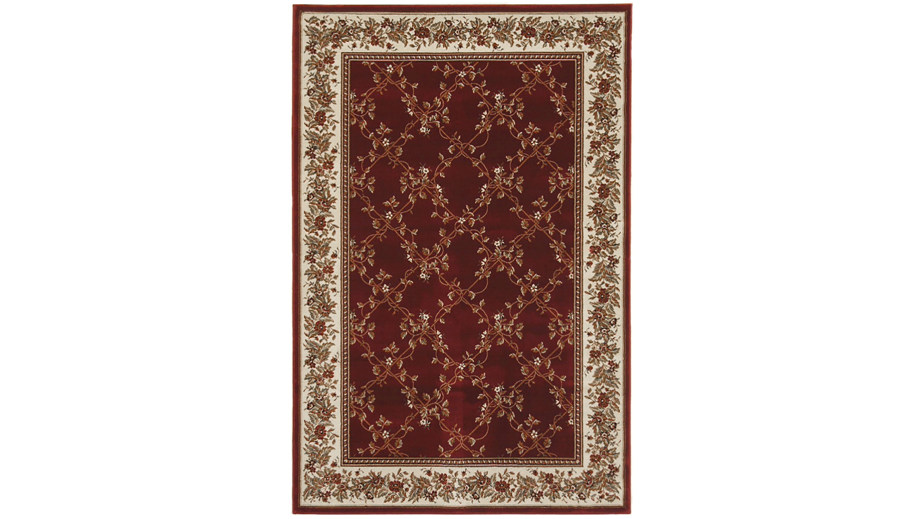 Closeout! Km Home 1427/1712/Ivory Navelli Ivory 7'9" x 9'6" Area Rug