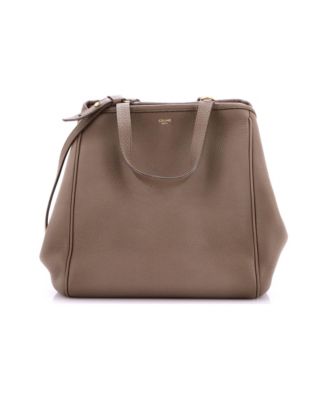 Small Folded Cabas Leather