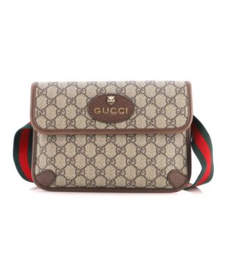 Neo Vintage Flap Belt Bag GG Coated Canvas