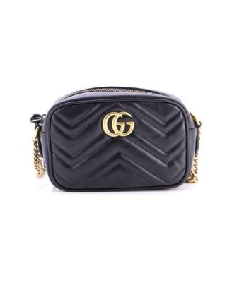 Mini GG Marmont Shoulder Bag Matelasse Leather