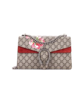 Small Dionysus Bag Blooms Print GG Coated Canvas