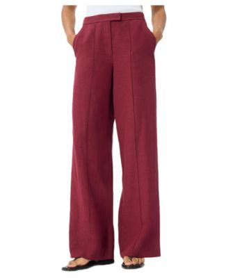 Women's Full Length Pintuck Trouser
