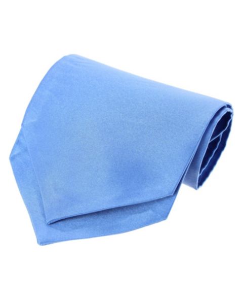 Мужские галстуки TRAFALGAR Grant Solid Colored Silk Ascot, цвет: Светлый синий