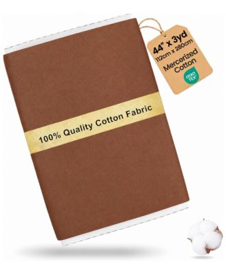 Solid Color 100% Cotton Fabric By The Yard Medium Weight For Quilting Sewing Crafts