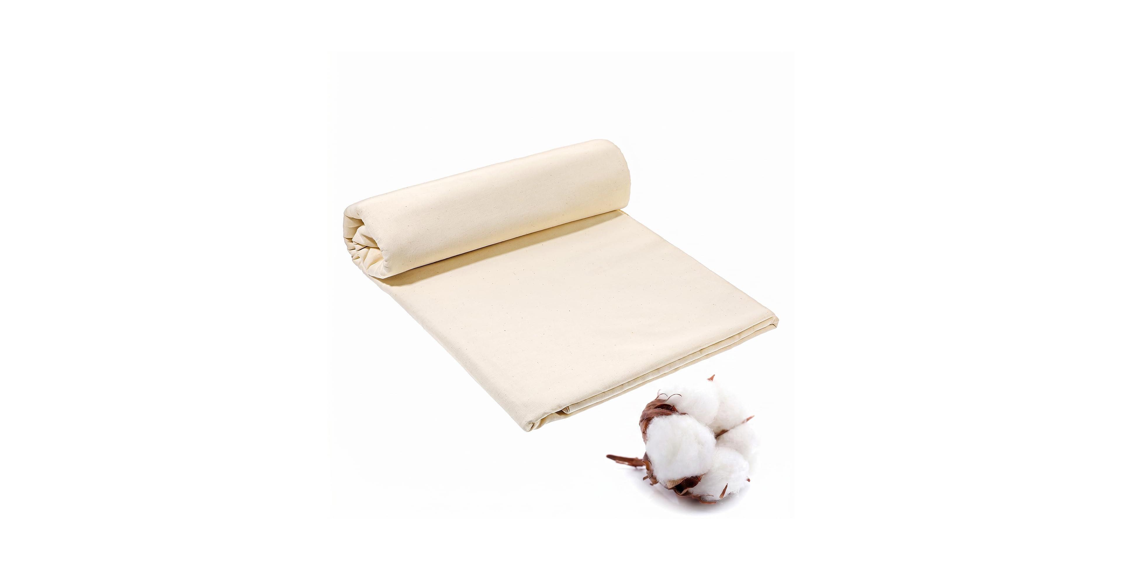 Aeelike Medium Weight 100% Cotton Muslin Fabric For Sewing Crafts Clothing