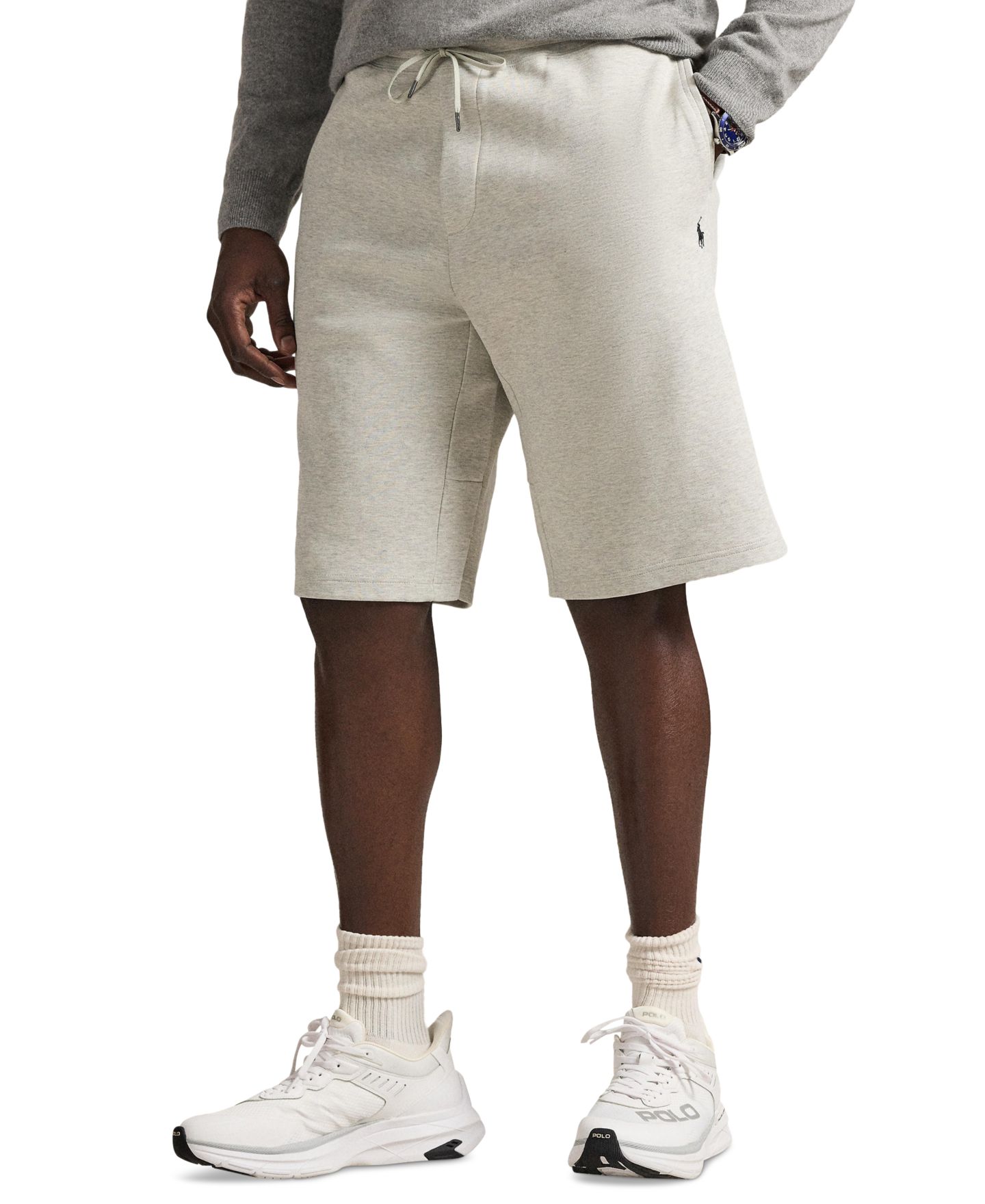 Мужские шорты Polo Ralph Lauren Big & Tall Double-Knit, цвет: Тёмно-синий — фото 6