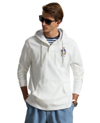 Polo Ralph Lauren - Men's The Iconic Mesh Sweatshirt Newport Bear/ White