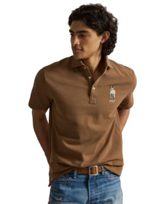 Men's Classic-Fit Polo Bear Mesh Polo Shirt