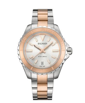 Women's Swiss Quartz Ophrys Two-Tone Stainless Steel Bracelet Watch 34.50mm