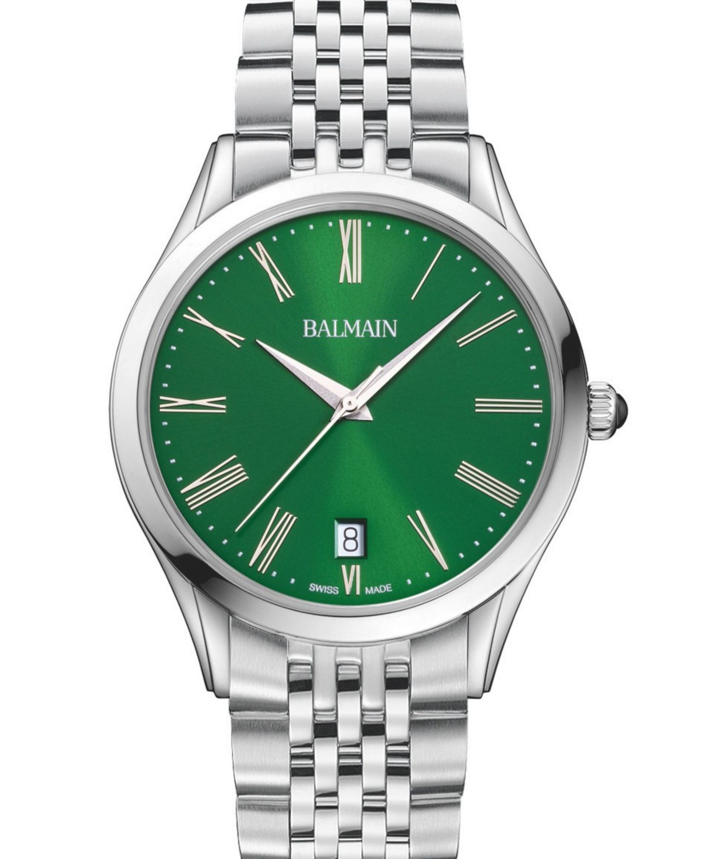 Мужские часы Balmain Swiss-Quartz Classic R Silver Stainless Steel 41mm — фото 1