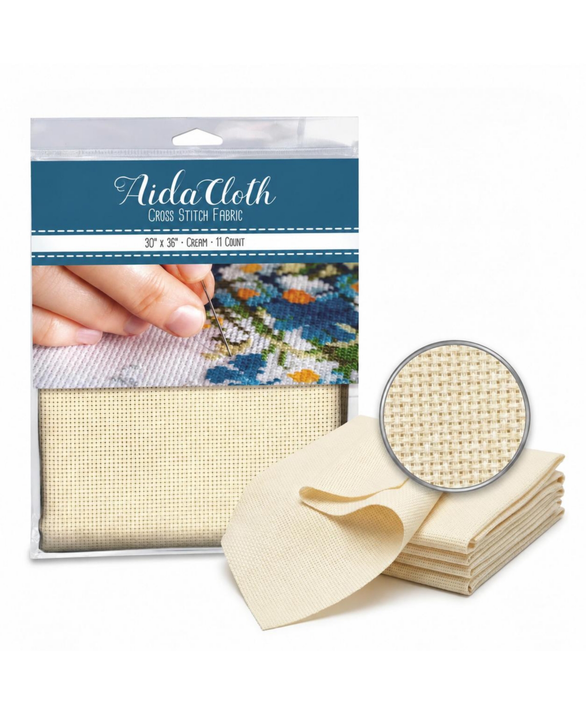 Aeelike Aida Cloth Even Weave Cross Stitch Fabric For Embroidery Needlepoint