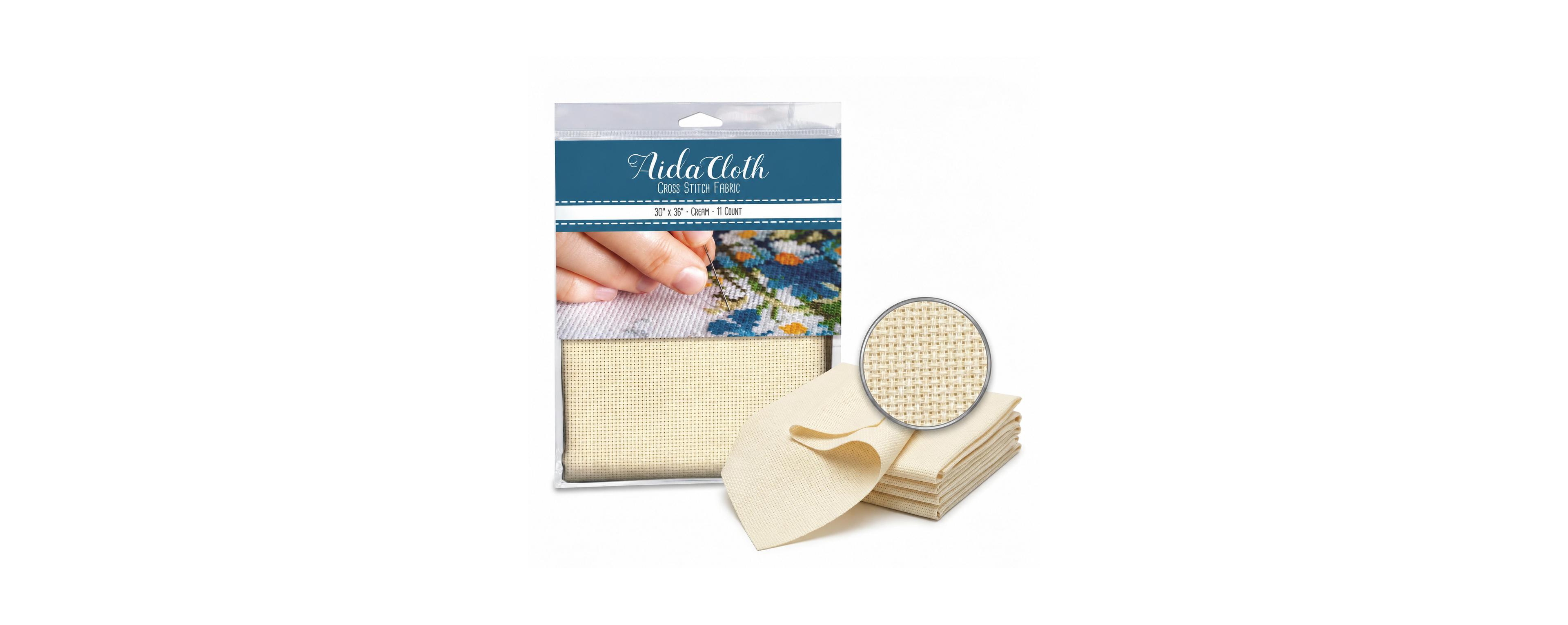 Aeelike Aida Cloth Even Weave Cross Stitch Fabric For Embroidery Needlepoint