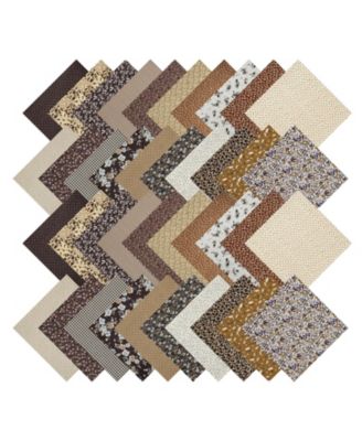 40 Precut Cotton Quilting Squares 10 Inch Layer Cakes Vintage Prints