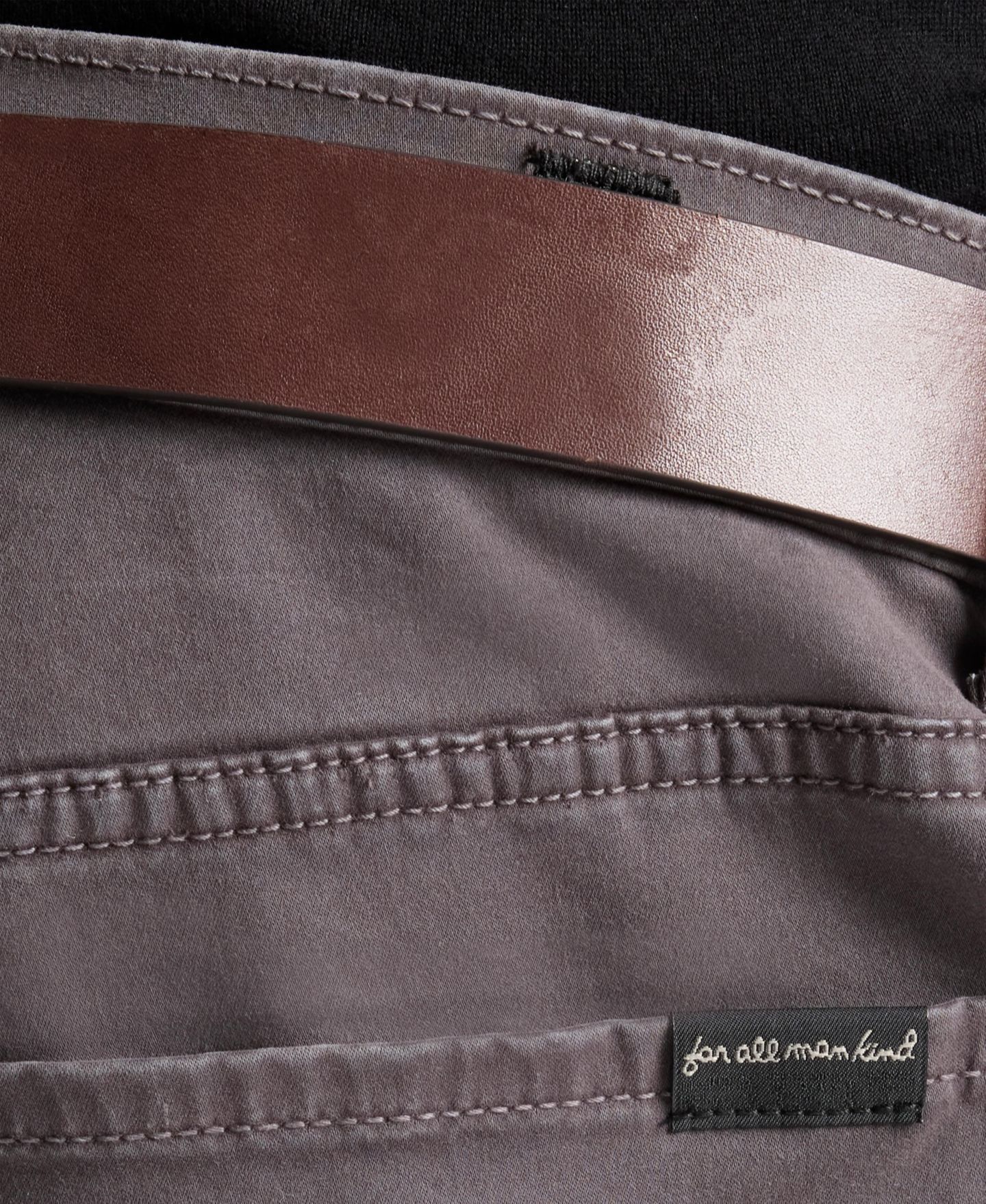 Мужские брюки 7 For All Mankind Slimmy Slim-Fit Stretch 5-Pocket Chino, цвет: Must — фото 9