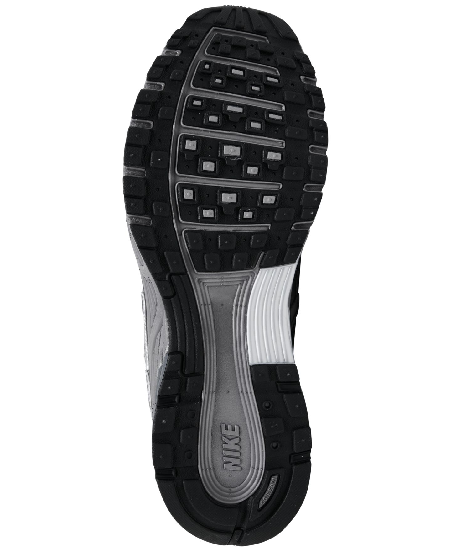 Мужские кроссовки Nike P-6000 Retro Casual, цвет: Чёрный / Серебристый — фото 6