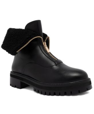 Women's Cadann Block Heel Lug Sole Ankle Booties