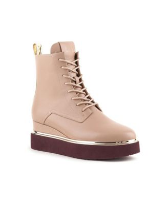 Women's Juko Combat Platform Side-Zip Boots