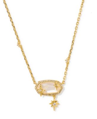 Cubic Zirconia Gold-Tone Star Necklace