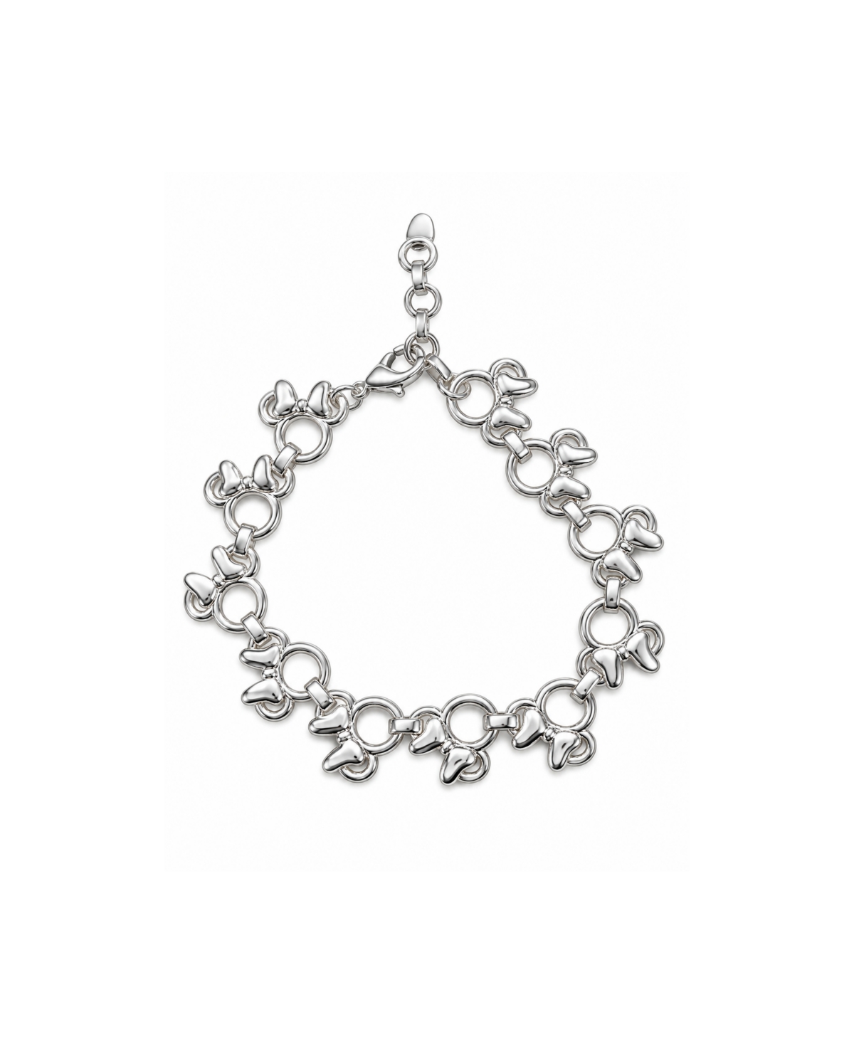 Disney Fine Silver Plated Minnie Mouse Adjustable Bracelet