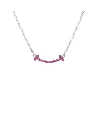 T Smile Pendant Necklace