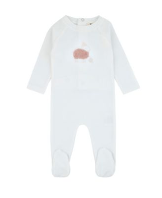 Baby Girls' 3M - 12M Fuzzy Sheep Footie