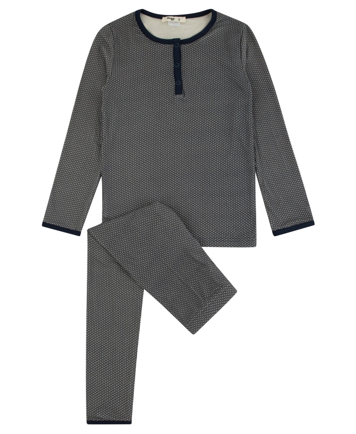 NoggiWear Toddler Boys' 2T-5T Allover-Print Long-Sleeve Top and Pants, 2-Piece Set