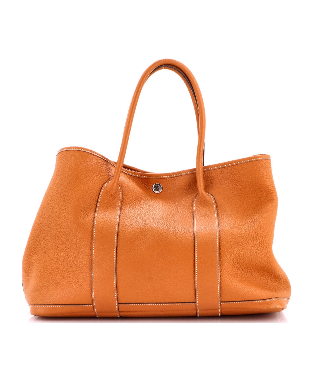 Pre-Owned Hermes 36 Garden Party Tote Leather - Brown