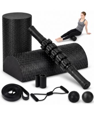 8 In 1 Foam Roller Set Deep Tissue Muscle Massage Recovery Kit