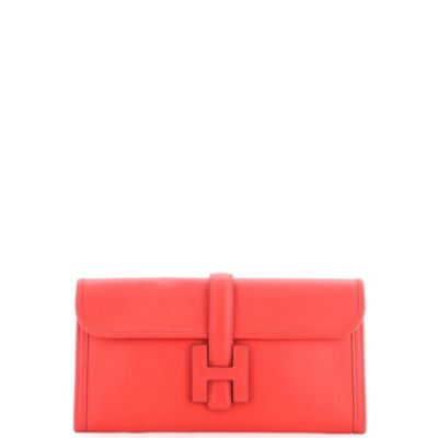 Pre-Owned HERMES 29 Jige Elan Clutch Swift