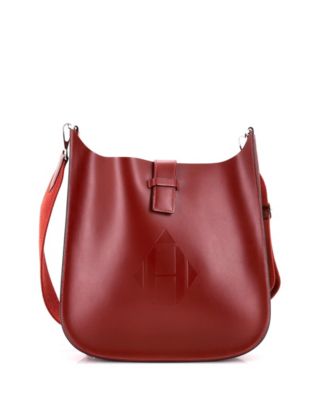 Pre-Owned HERMES 29 Evelyne Sellier Bag Vache Hunter